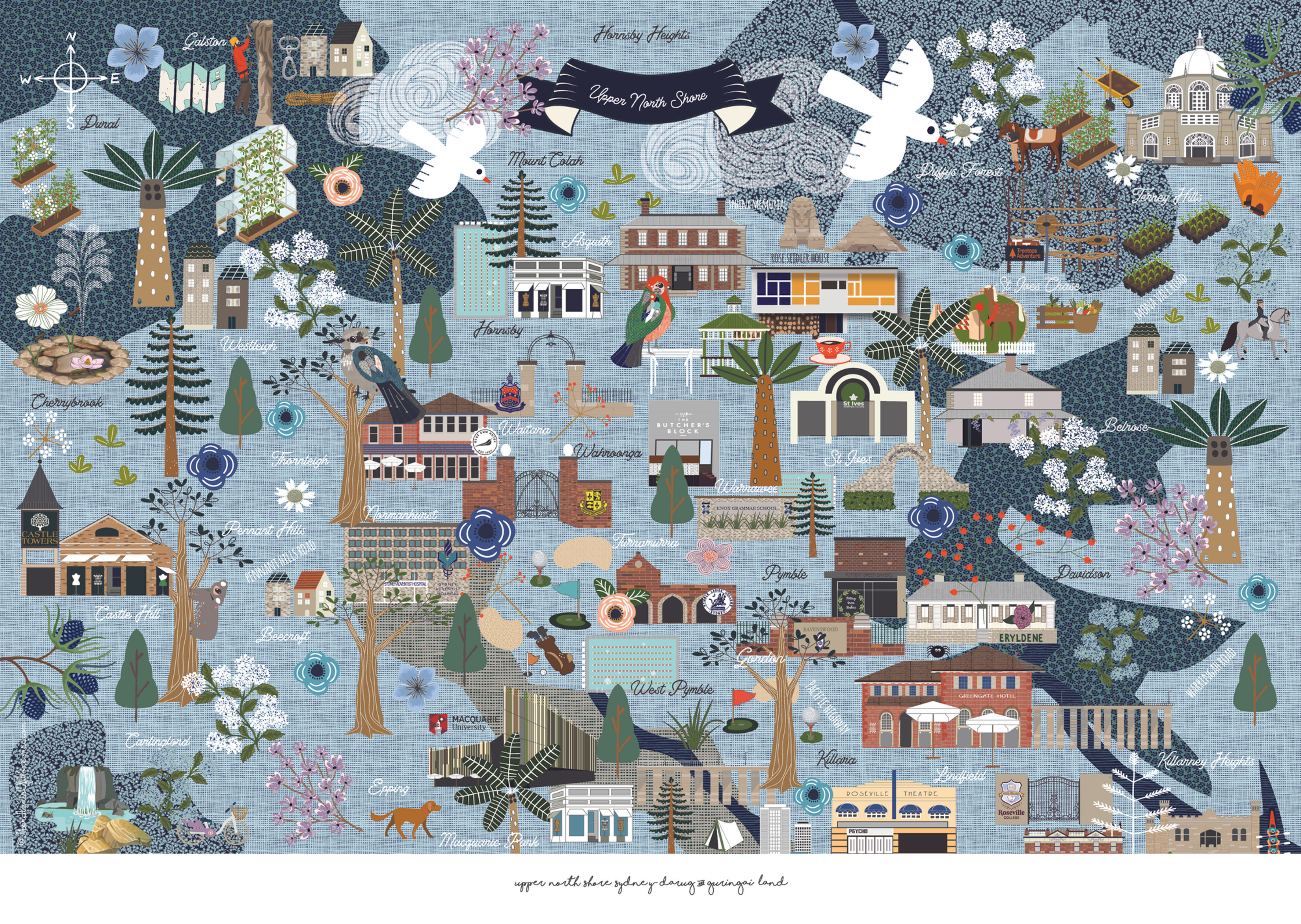 Leafy Trees in Turramurra