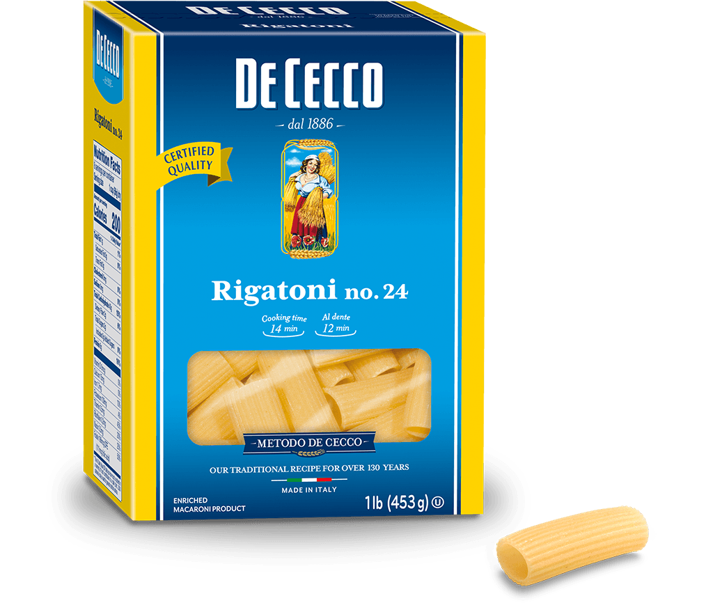 Dececco Pasta No 24 Rigatoni
