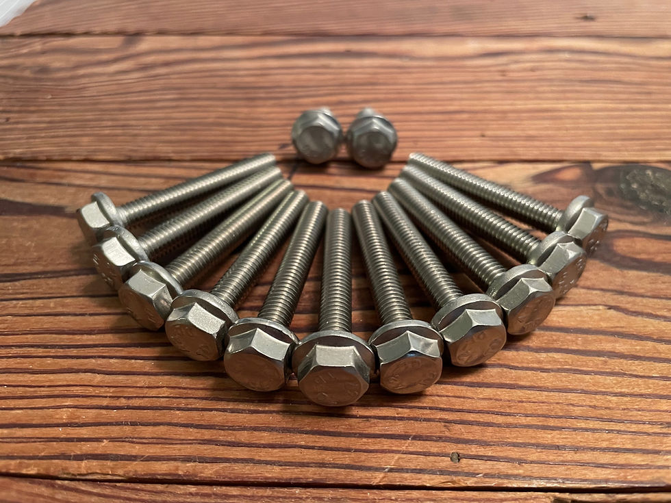 19902005 Miata Valve Cover Bolts Stainless Flange Bolts Hall Racing Products