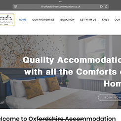 Oxfordshire Accommodation Website