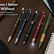 Five premium custom branded promotional pens for corporate gifts and trade show giveaways