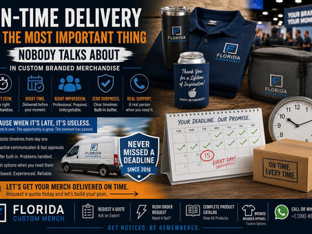 Why On-Time Delivery Is the Most Important Thing Nobody Talks About in Custom Branded Merchandise