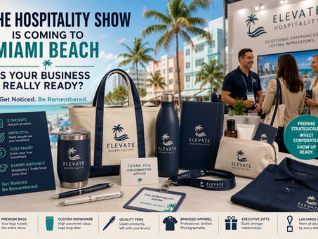 The Hospitality Show Miami Beach — custom branded merchandise and trade show strategy for hospitality brands