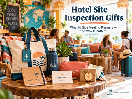 Hotel site inspection gift for a meeting planner visiting a hotel or resort sales team