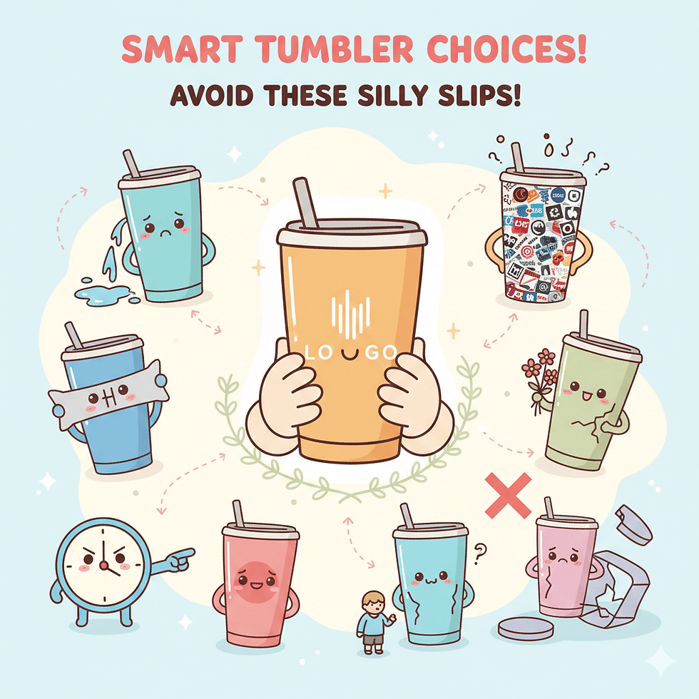 Brand tumblers wisely.