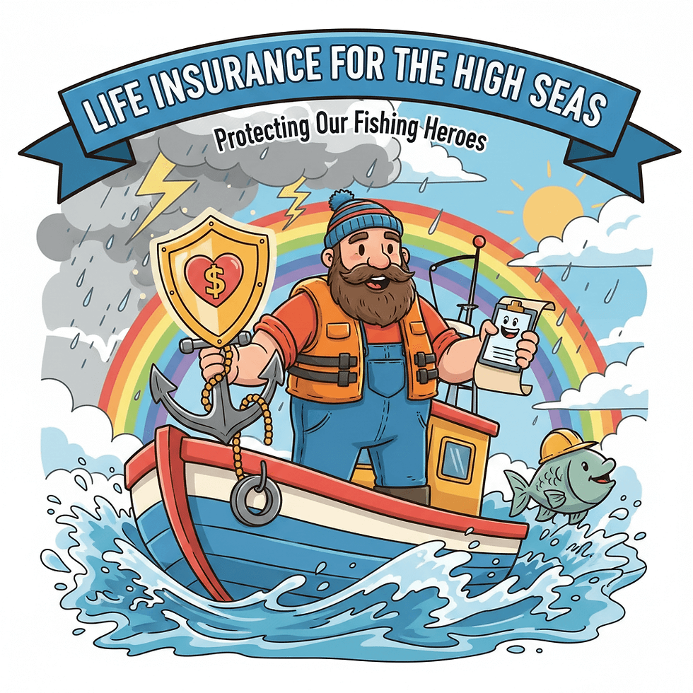 Life Insurance for Commercial Fishermen and Offshore Fishing Crew: Navigating High-Risk Coverage