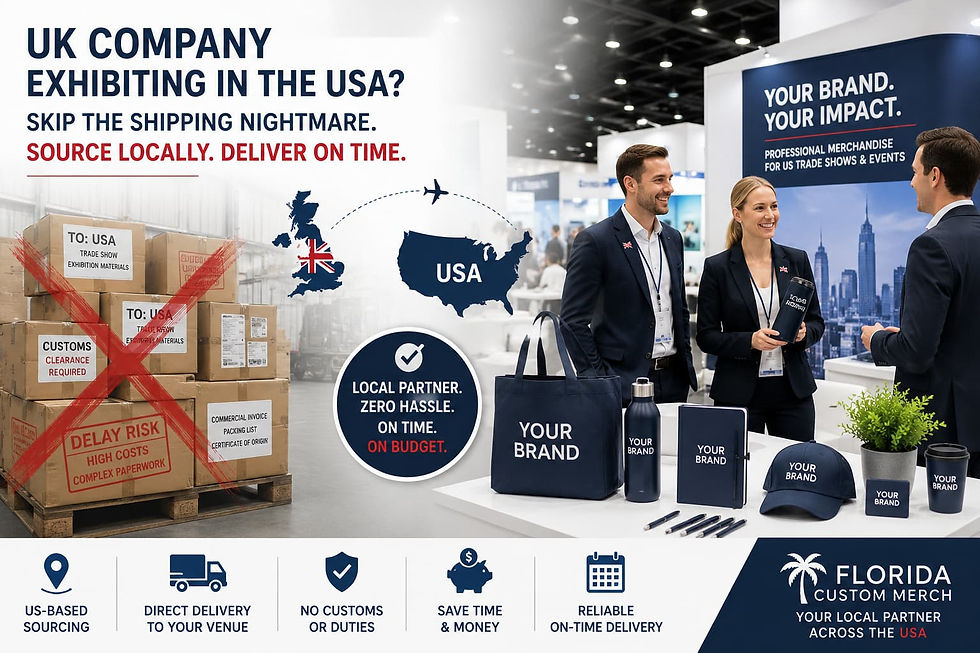 Effortless trade show logistics and branding