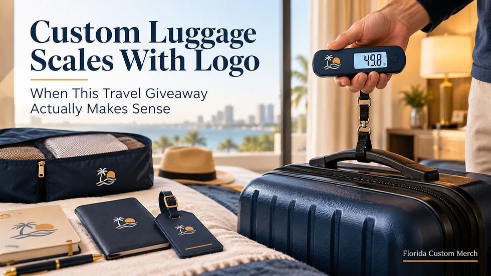 Custom Luggage Scales With Logo: When This Travel Giveaway Actually Makes Sense