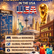 A vibrant digital illustration showing two hotels—a modern high-rise and a classic building—surrounded by cheering soccer fans, the FIFA World Cup trophy, and iconic U.S. landmarks like the Statue of Liberty, Space Needle, and Liberty Bell, emphasizing the opportunities for hotels to benefit from the 2026 FIFA World Cup.