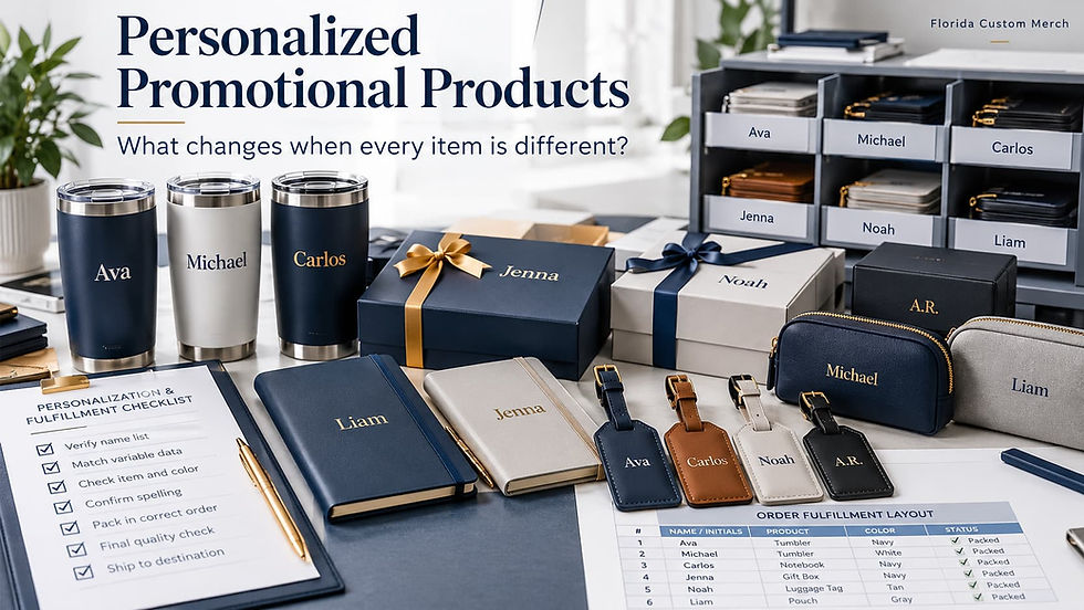 Personalized Promotional Fulfillment Workspace