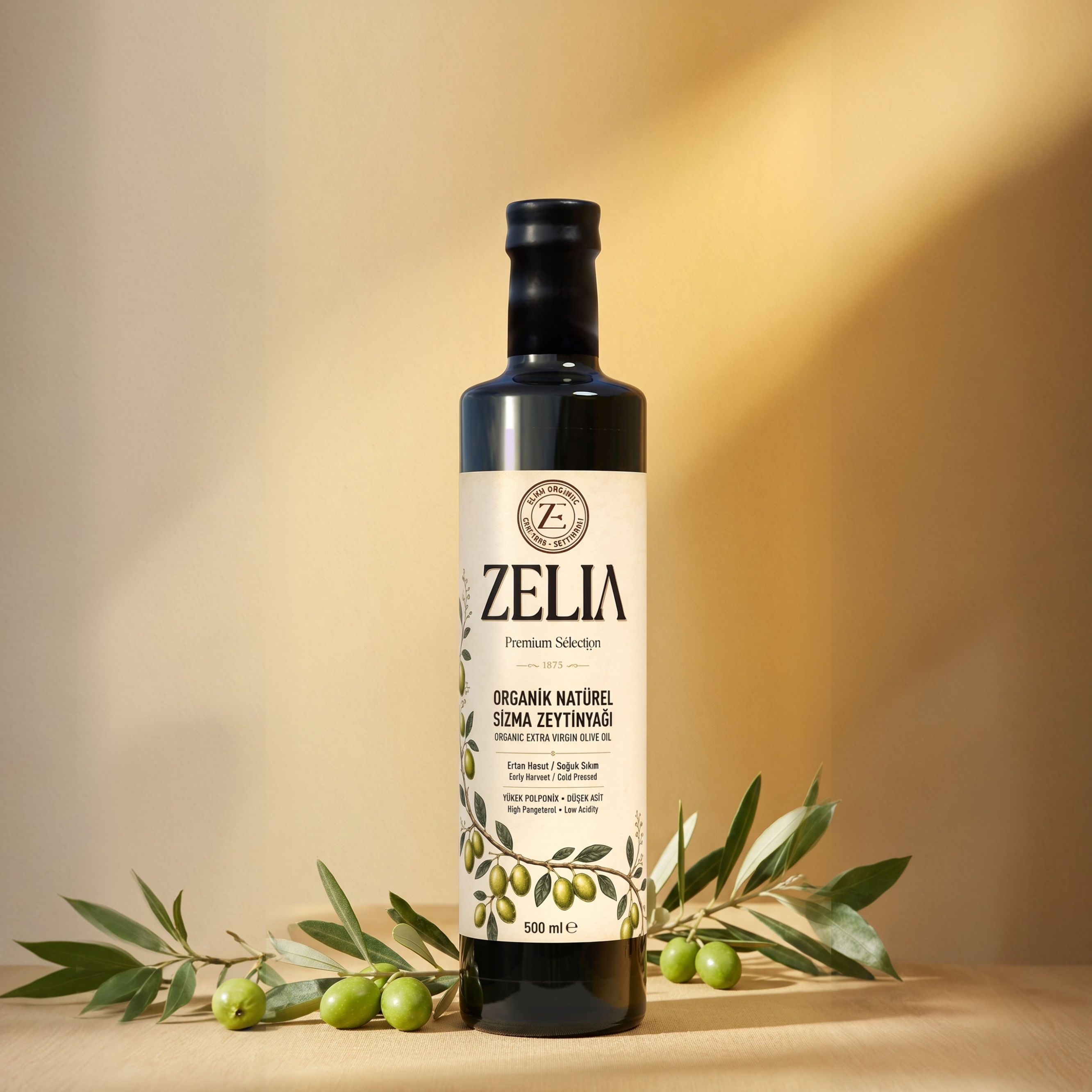 Premium Selection Organik Natürel Sızma Zeytinyağı