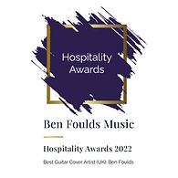 Ben Foulds: Best Guitar Cover Artist (UK) 2022 - Awarded by The Global Hospitality Awards