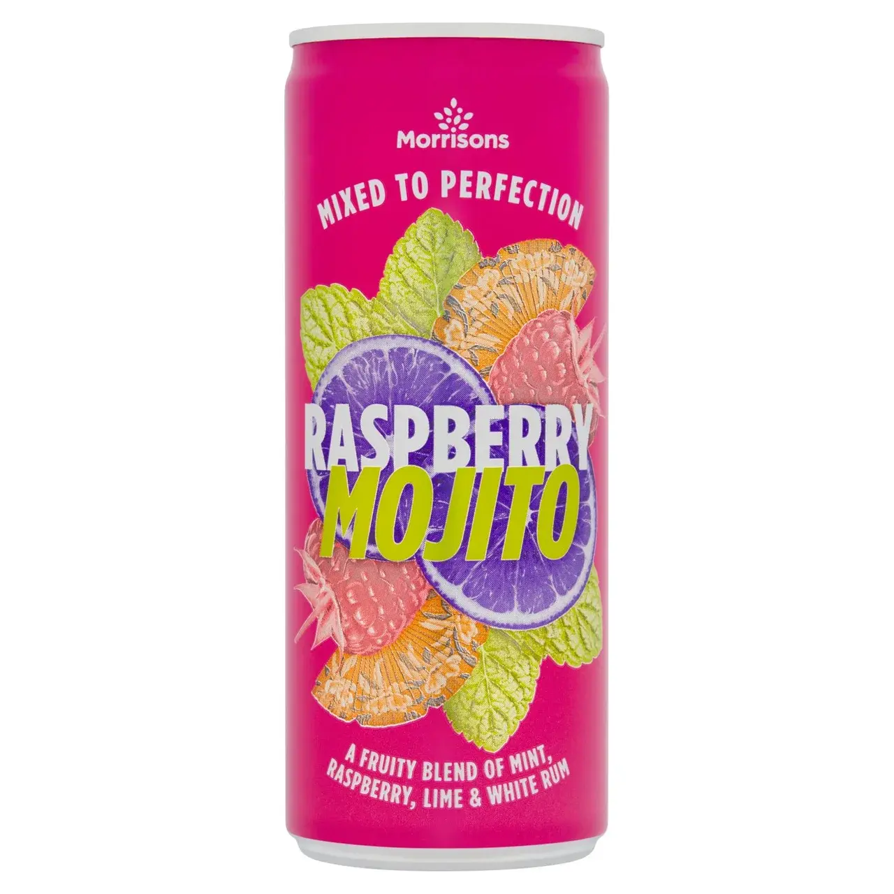 Morrisons Raspberry Mojito 250ml - BBE:08/07/27