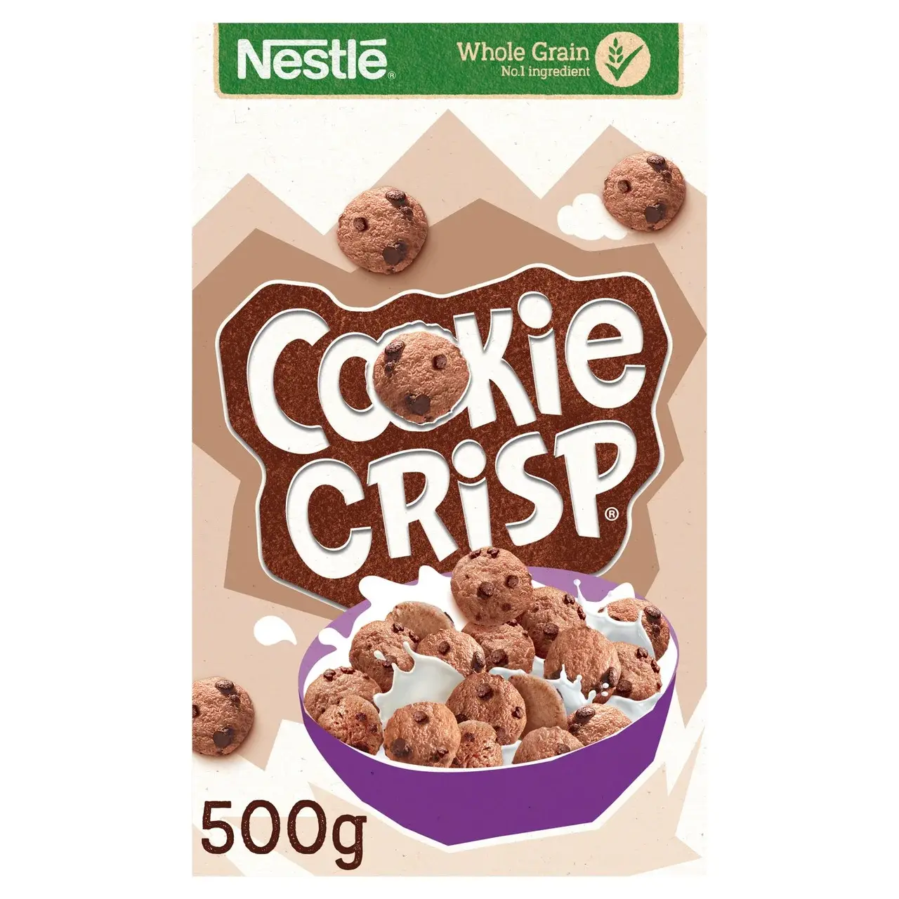 Nestle Cookie Crisp Chocolate Cereal 500g  - BBE:09/26