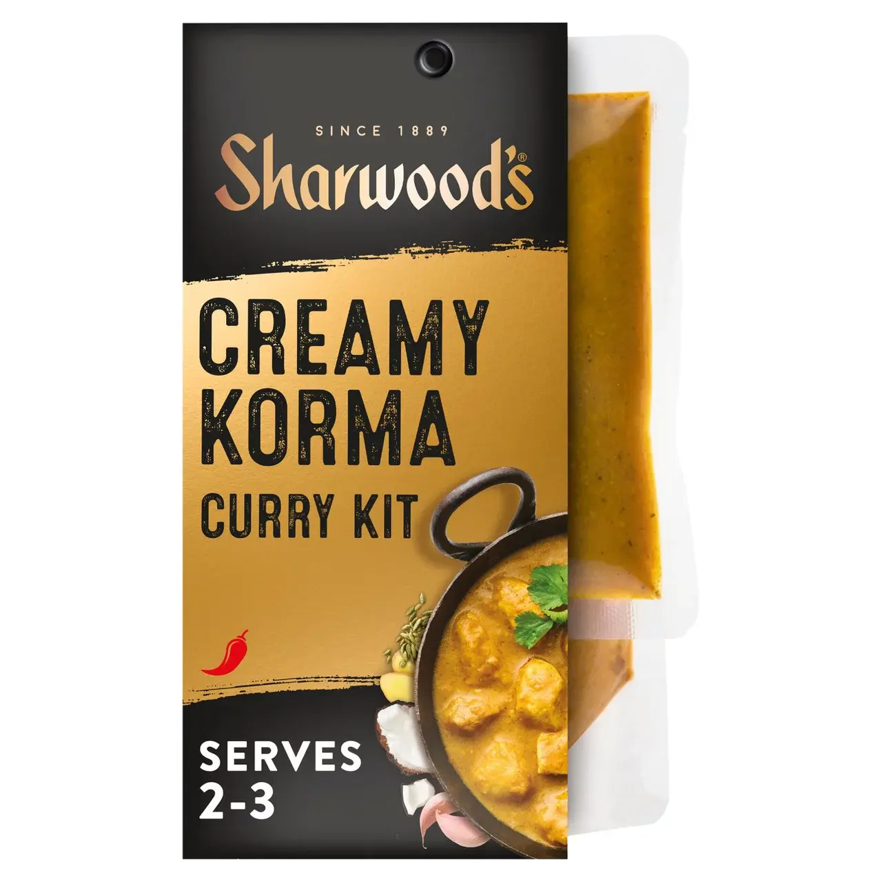Sharwood's Indian Korma Curry Sauce Meal Kit 280g - BBE:31/12/26