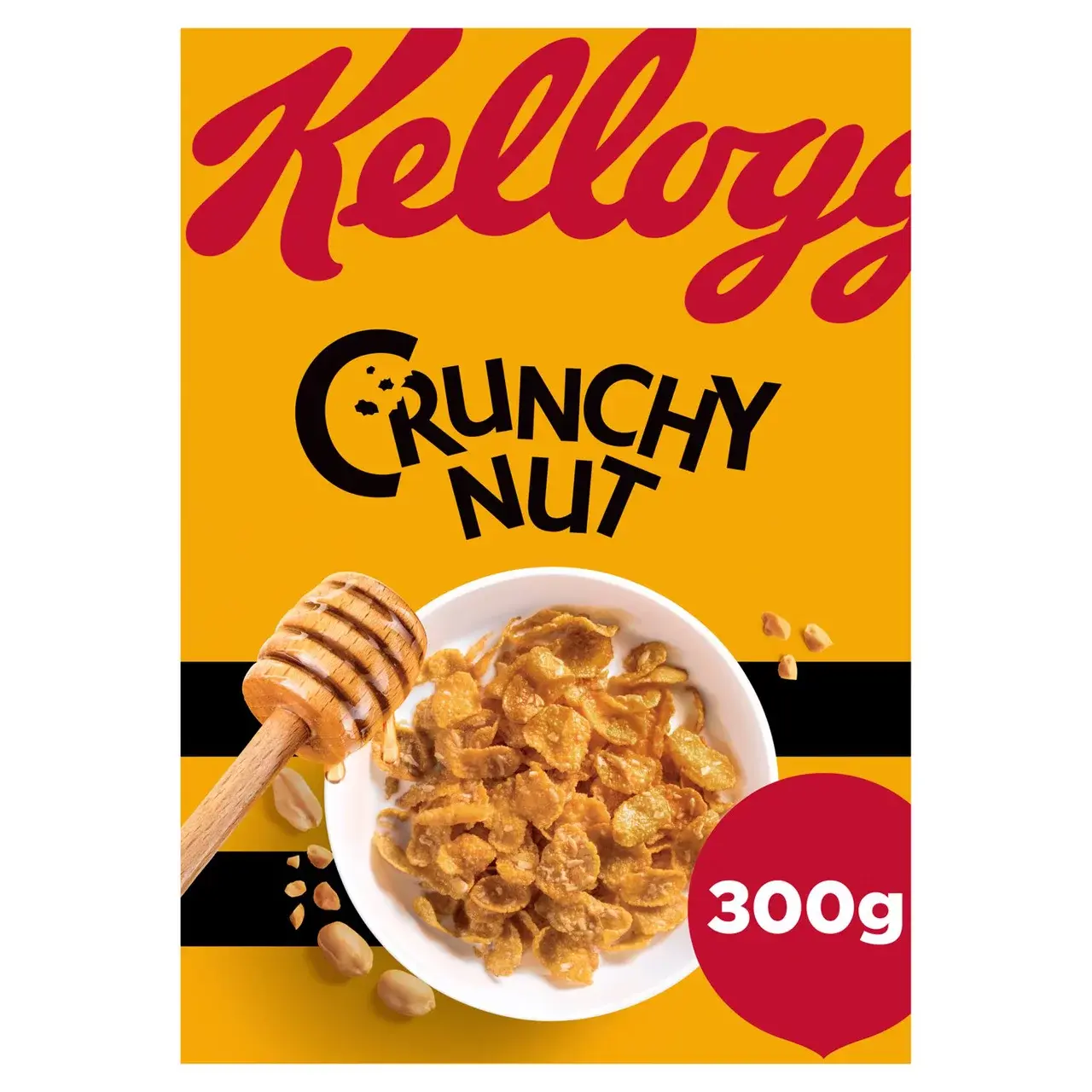 Kellogg's Crunchy Nut Original Breakfast Cereal 300g - BBE:13/07/26