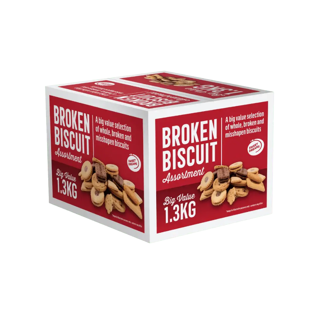 Sweet Dreams Assorted Broken Biscuit Selection 1.3kg Box - BBE:07/26