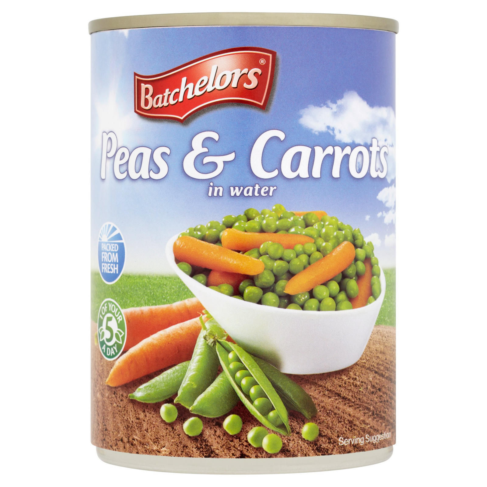 Batchelors Peas and Carrots in Water 400g - BBE:06/27