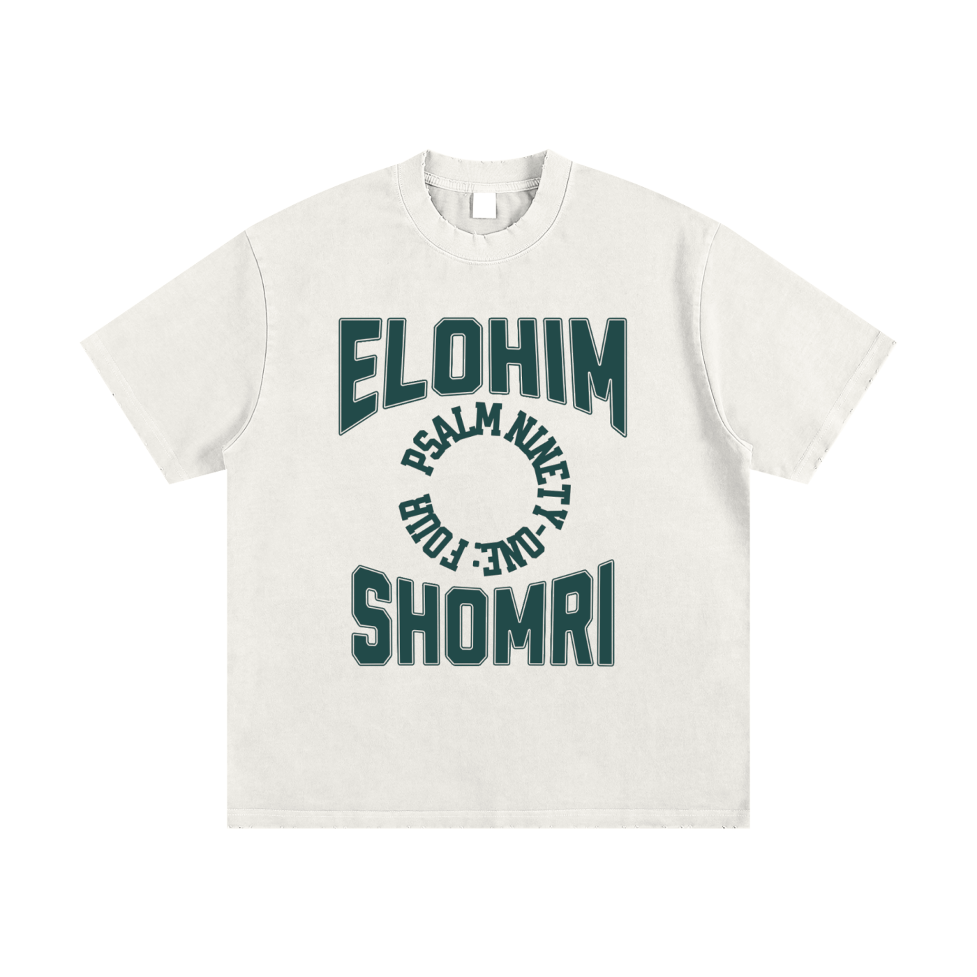 Heavyweight Vintage Washed Frayed T-Shirt