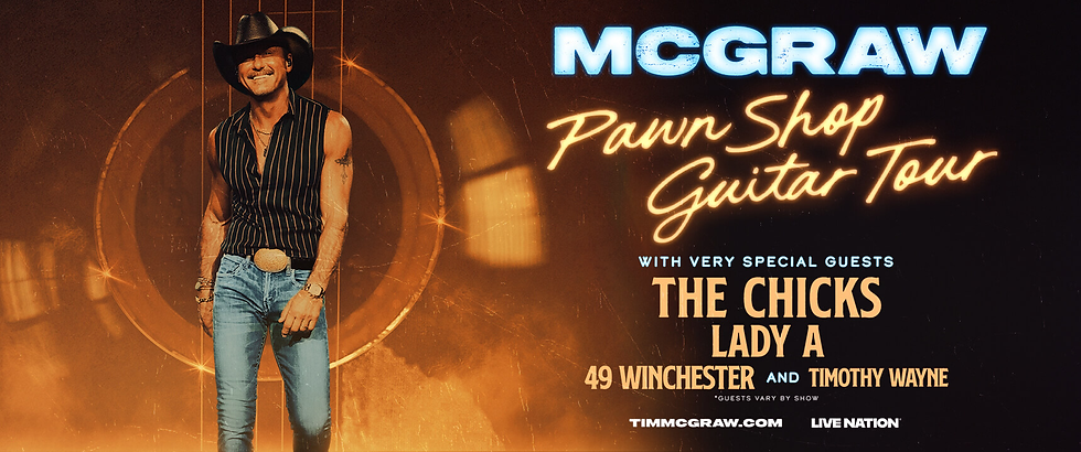 TIM MCGRAW ANNOUNCES 'PAWN SHOP GUITAR TOUR'