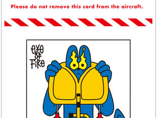 EOF AIR 666 FOR YOUR SAFETY CTS TO KIX Baku Madea Exhibition 8月23日(土)ー31(日)開催