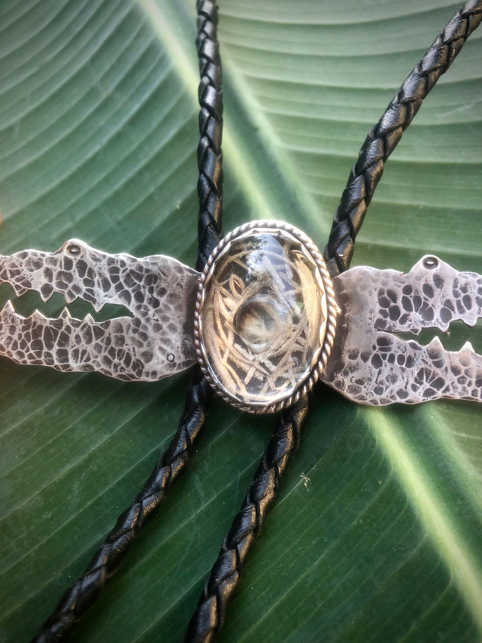 Thumbnail: The Double Headed Alligator Bolo Tie