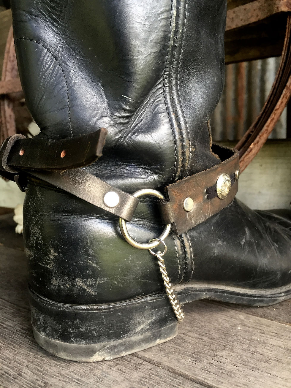 Thumbnail: >>SSH//MJL&lt&lt Python and Leather Boot Strap #2