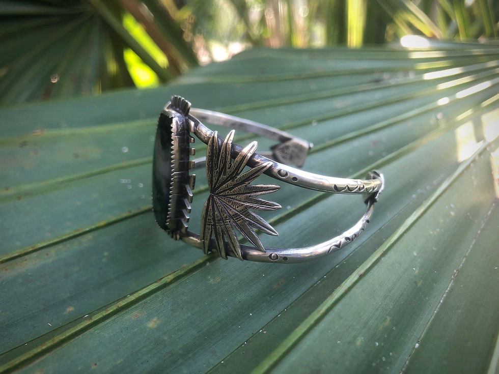 Thumbnail: The Dwarf Palmetto and Elephant Ear Cuff