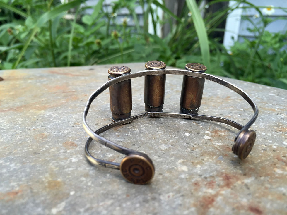 Thumbnail: The Sharp Shooter Cuff Bracelet (OOAK)