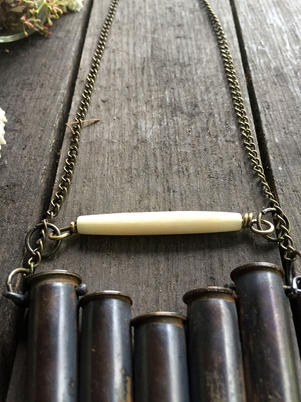 Thumbnail: The OOAK Bullet and Bone Necklace