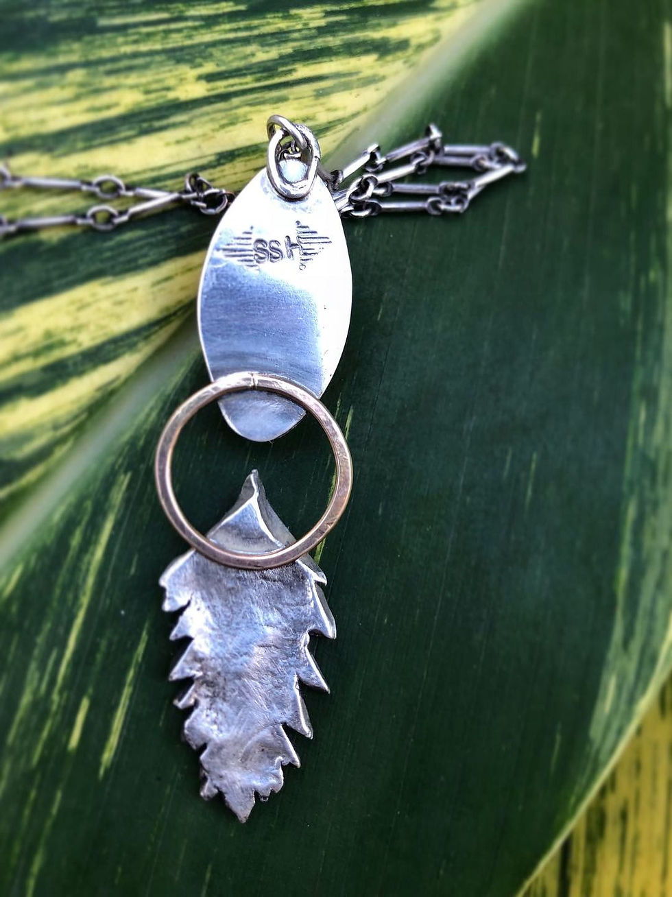 Thumbnail: The Petrified Palm Wood + Cypress Necklace