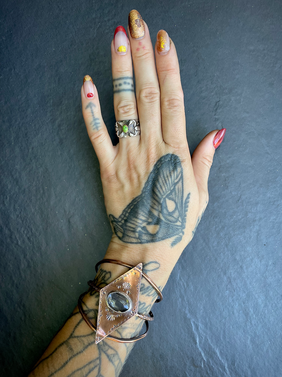 Thumbnail: The Copper Diamond Cuff