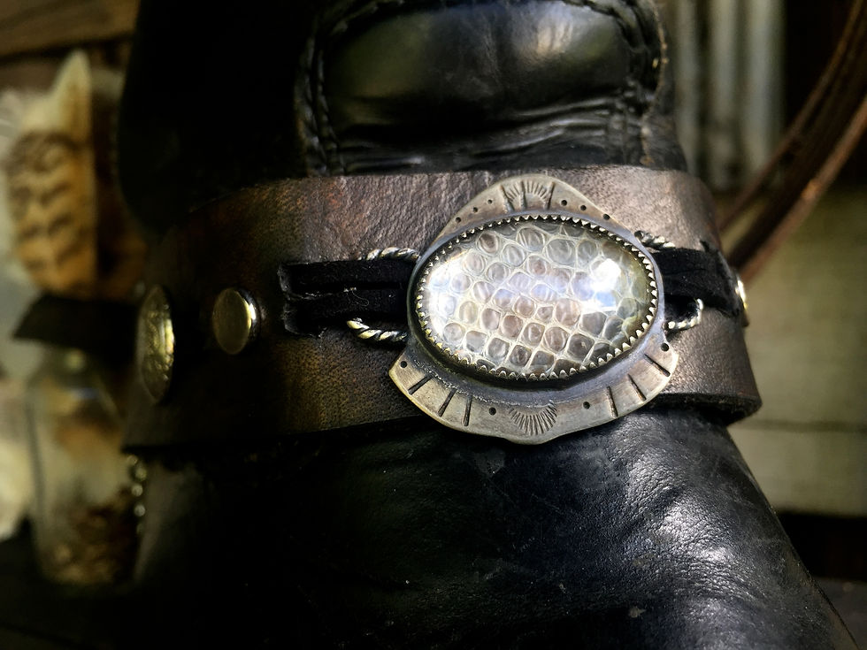 Thumbnail: >>SSH//MJL&lt&lt Python and Leather Boot Strap #2