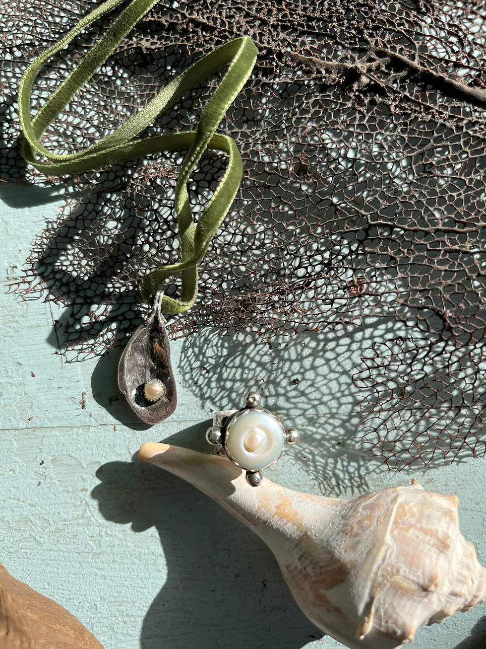 Thumbnail: The Mussel + Pearl Pendant