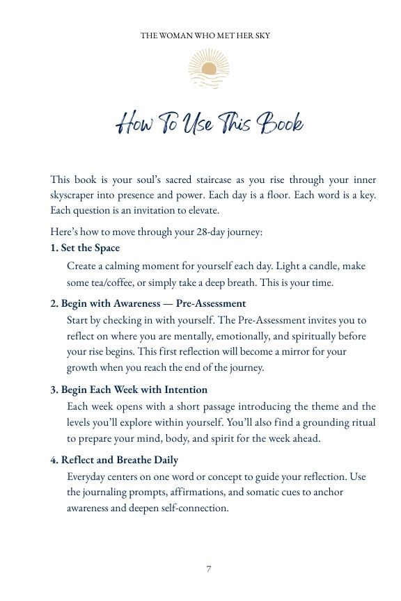 Thumbnail: eBook - The Woman Who Met Her Sky : A 28-Day Rise to Presence & Power