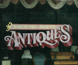Rocking Horse Antiques Window