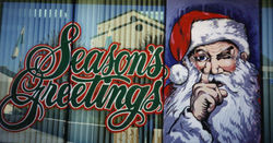 Seasons Greeting with Santa