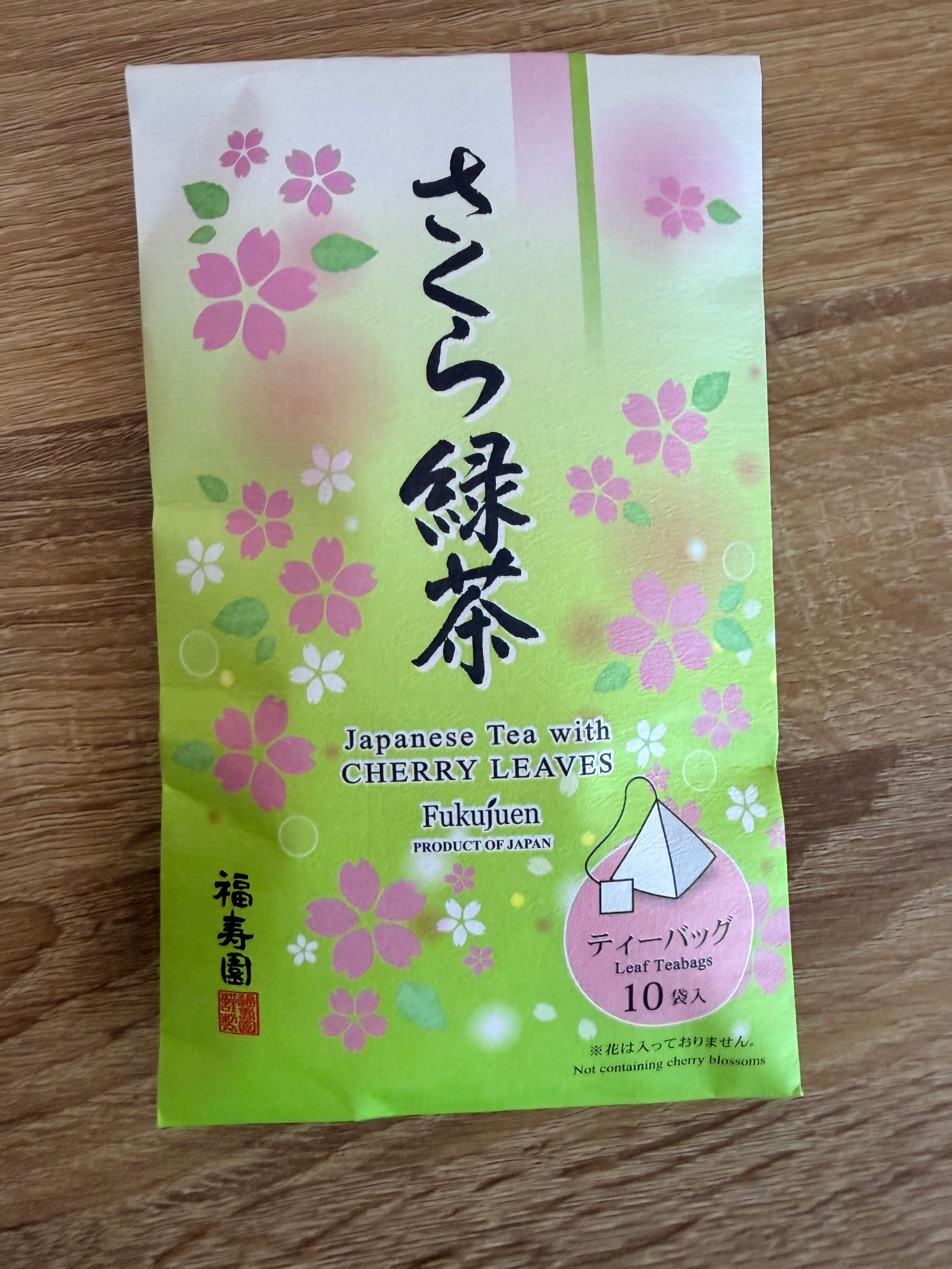福壽園 櫻花綠茶茶包(3g x10個)