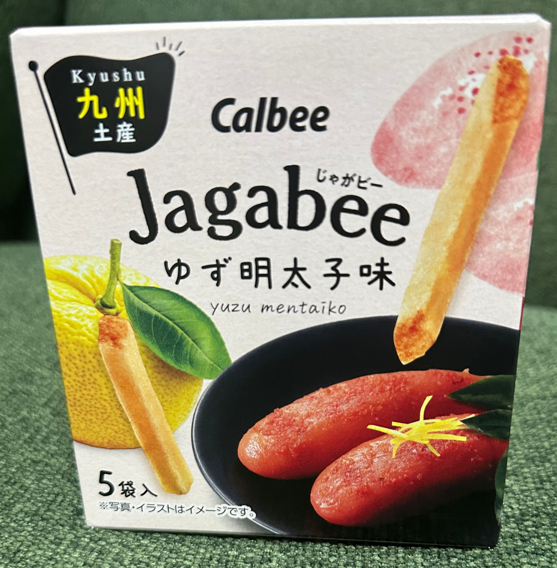 卡樂B 柚子明太子味薯條 (15g×5包)