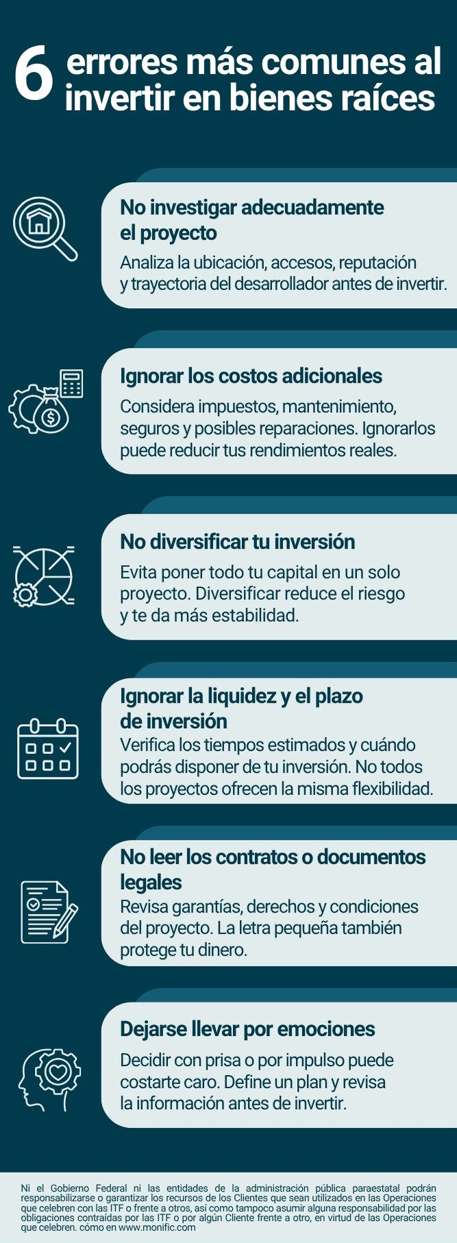 Infografia_errores más comunes al invertir