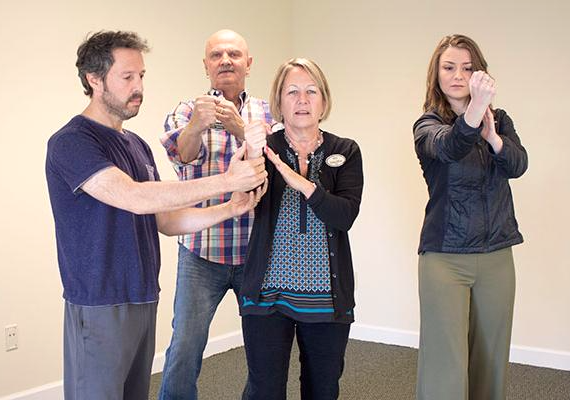 Sifu, John, Kathy and Stephanie