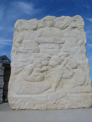 Rotating gallery image: Picture of sculpture titled The Protector