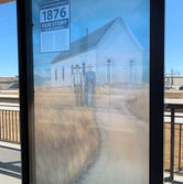 Rotating gallery image: Picture of artwork at TEXRail Station titled Our Story