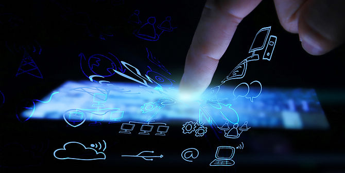 A finger ont he pulse of business and technology
