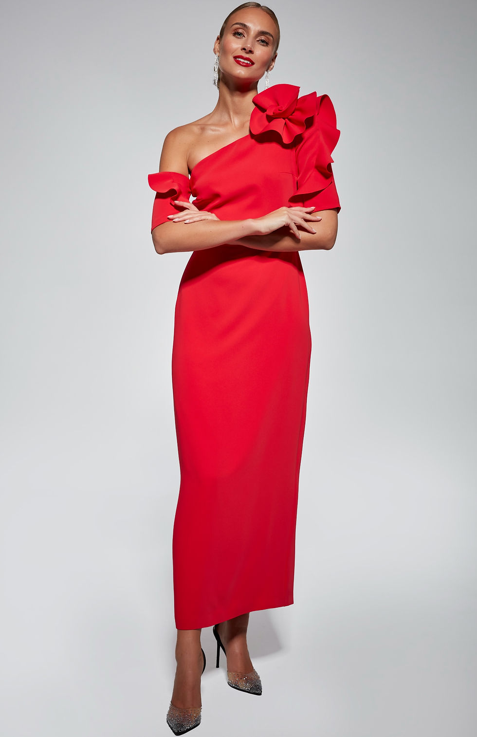 Miniatura: SUKNIA DENISE CZERWONA