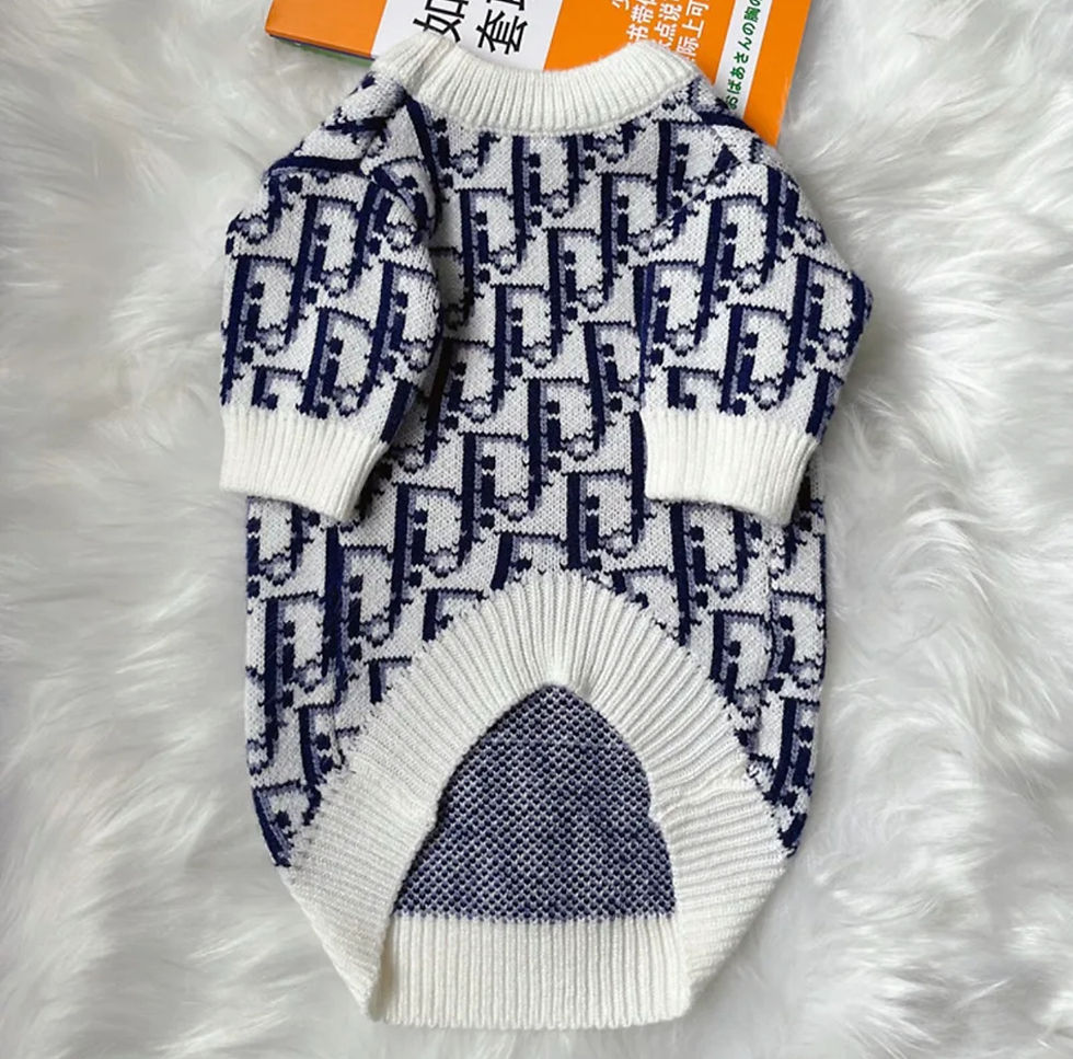 "Dior" Pet Sweater