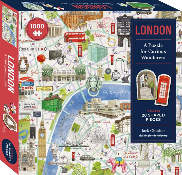 London: A Puzzle for Curious Wanderers : 1000-piece puzzle with 20 shaped...