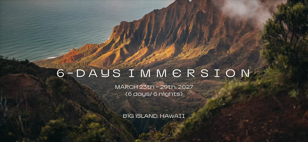 6 - DAYS IMMERSION: INNER MASTERY