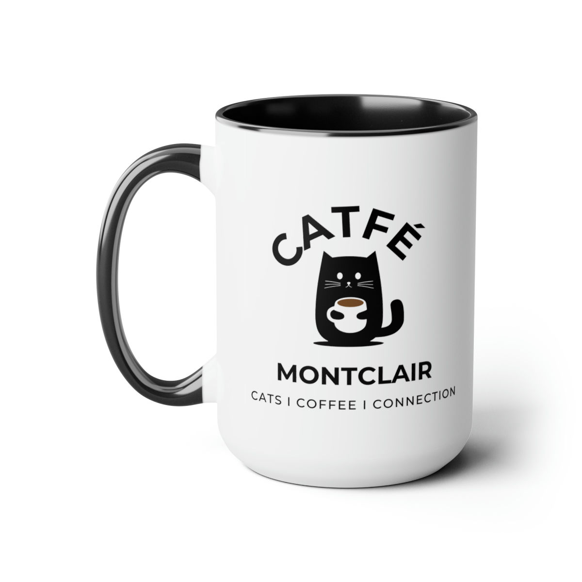 Two-Tone Coffee Mugs, 15oz
