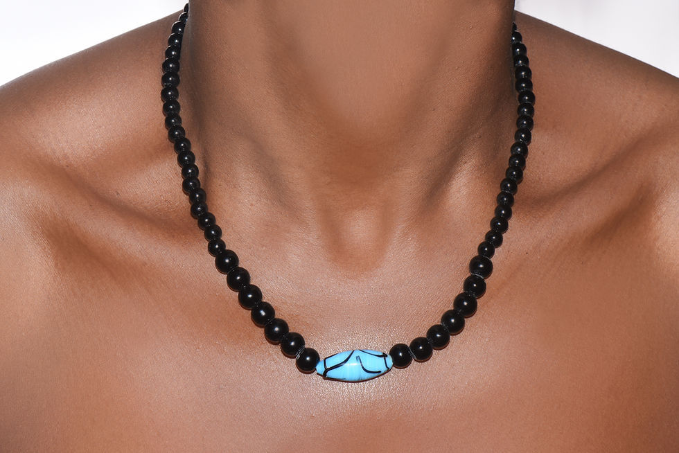 섬네일: Bracelet et collier "Gaya" (lot)